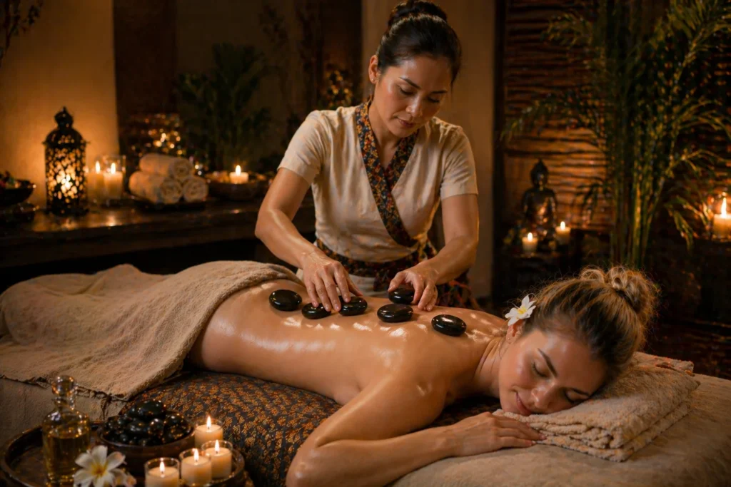 Hot Stone Enjoyment Massage2